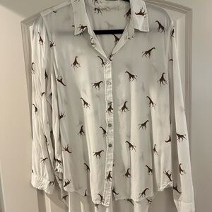 Women’s Giraffe button down Shirt